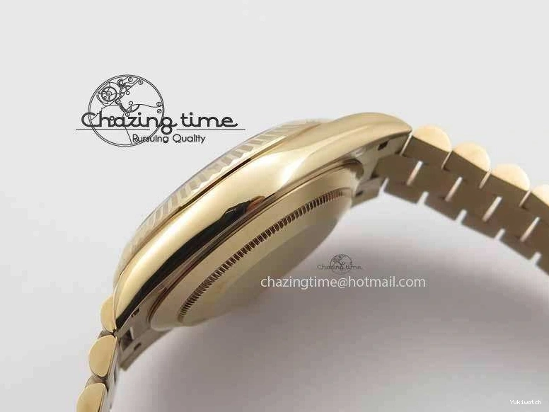 RG Edition On Best A3255 RG President Noob 228239 40mm 1:1 RG Bracelet Day-Date Dial 0409